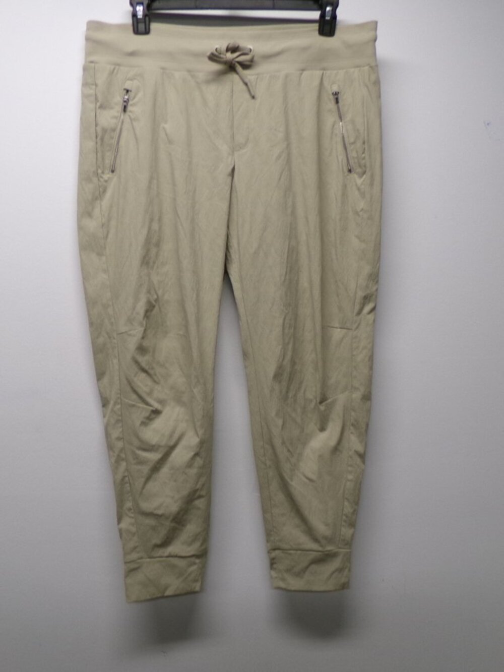 Athleta Trekkie North Jogger Beige Hiking Outdoor Travel Pants 405726 Size 16